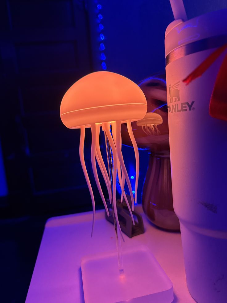 Lampe méduse flottante lumineuse