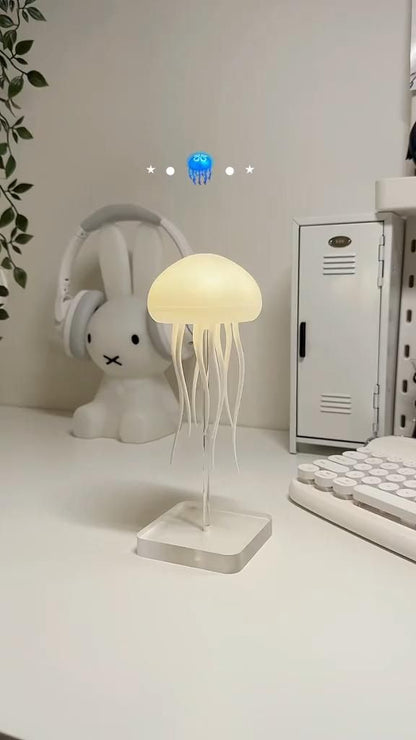Lampe méduse flottante lumineuse